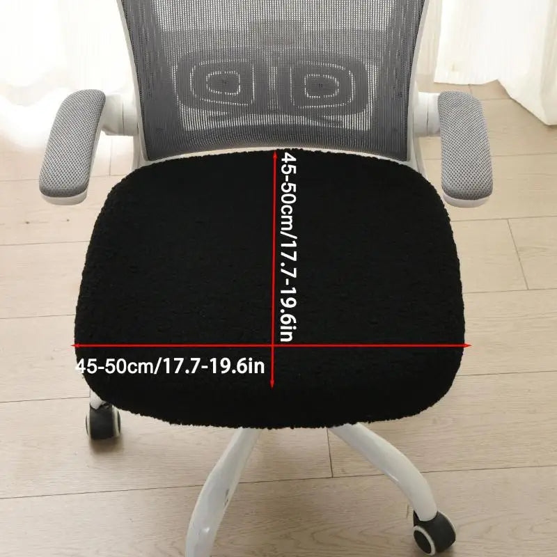 Stretch Office Chair Seat Cover – Washable Elastic Slipcover Chair Seat Cover SPOT A3