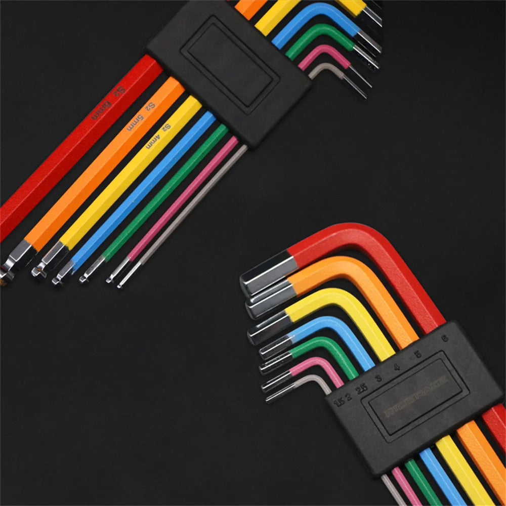 7-Piece Bike Hex Key Allen Wrench Set – 1.5 to 6mm Bicycle Repair Tool SPOT