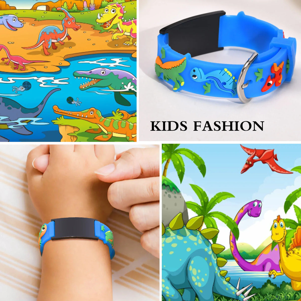 Personalized Kids ID Bracelet – Engraved Silicone Gift Personalized ID Bracelet SPOT