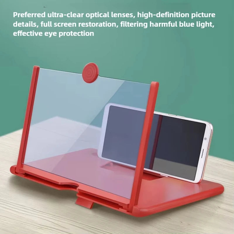 HD Phone Screen Magnifier Stand – 10 & 12 Inch Amplifier Phone Screen Magnifier SPOT