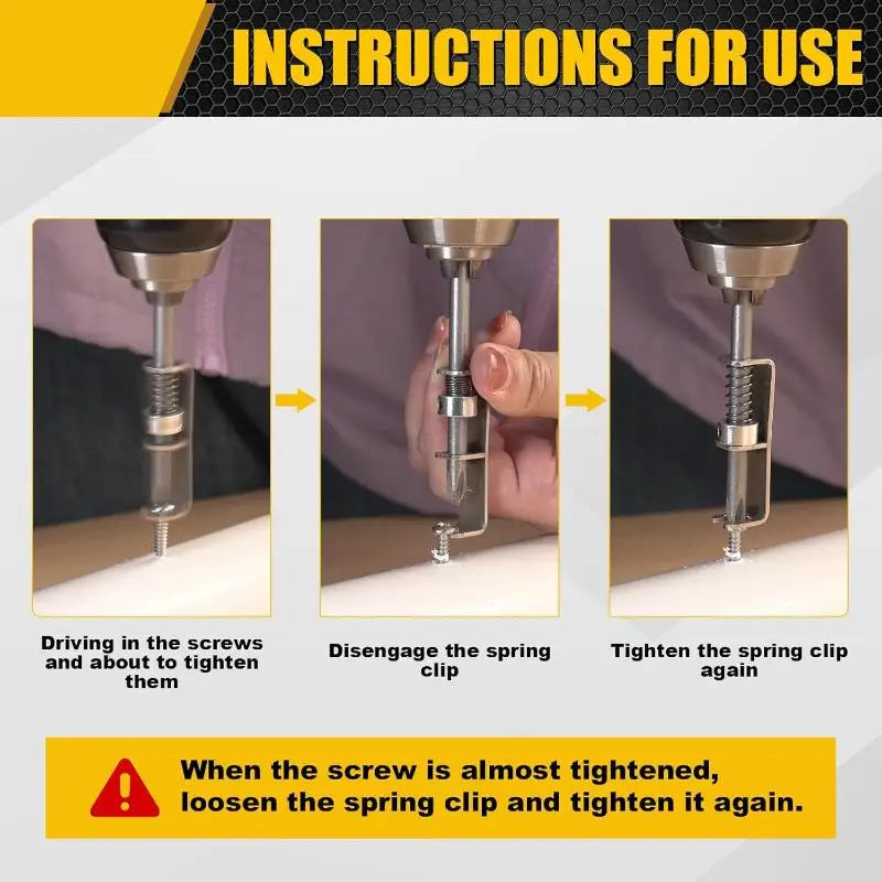 Spring Screw Holder Drill Bit – Universal Positioning Bit Screw Holder Bit SPOT