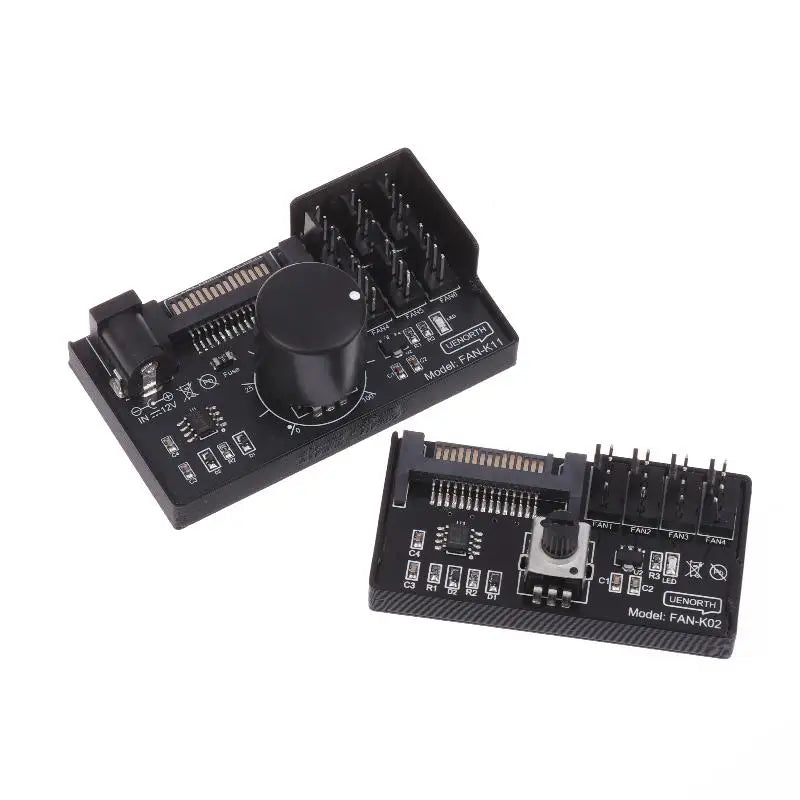 PWM Fan Speed Controller Hub – 4 & 6 Way SATA 4-Pin 60W PWM Fan Hub Controller SPOT