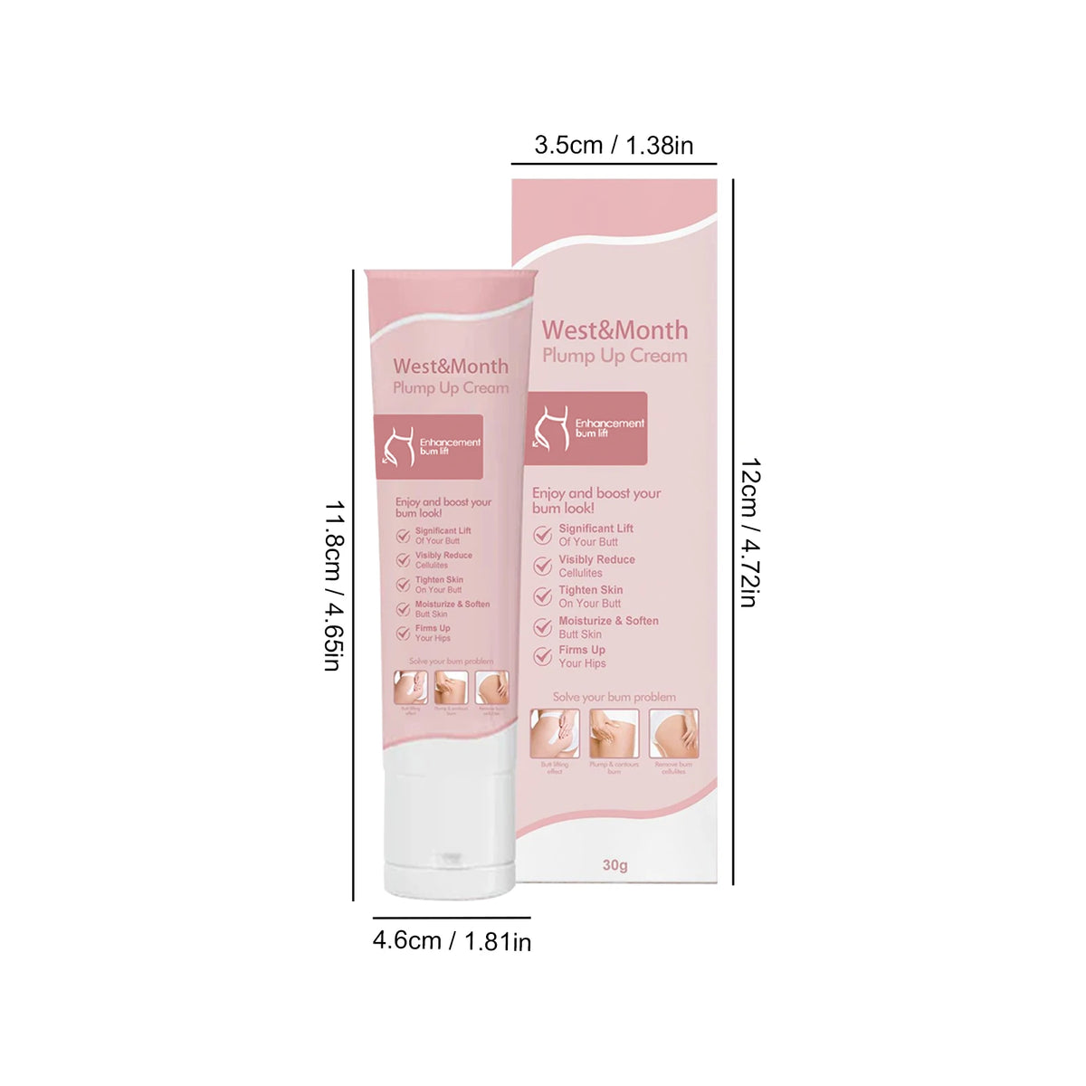 Butt Lifting & Firming Cream – Plumping Hip Body Cream 30g Body Firming Cream SPOT