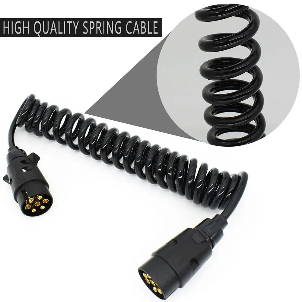 2m 7 Pin Trailer Extension Cable – Male to Female Lead Trailer Extension Cable SPOT
