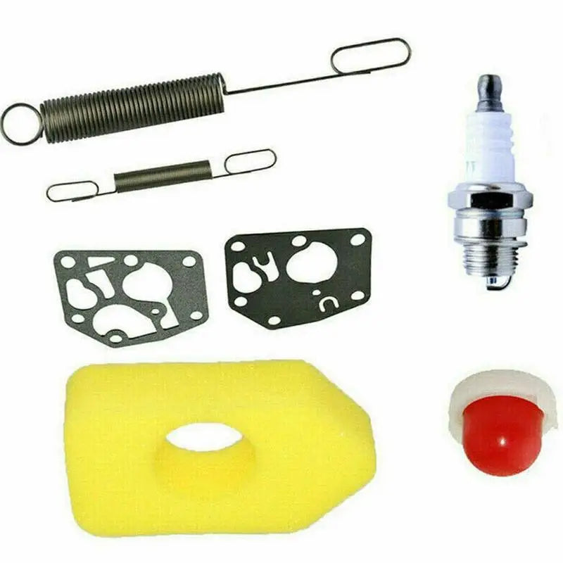 Carburetor Gasket Kit for Briggs & Stratton 691859 692211 – 7 Pc Lawn Mower Repair Kit SPOT A