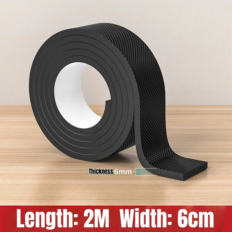 Non-Slip Furniture Pads – 6mm Self-Adhesive EVA Floor Protectors Furniture Floor Pads SPOT Width 6cm 2 Meters 6mm