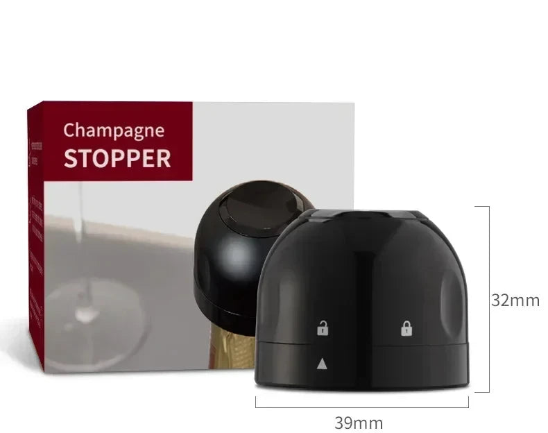 Reusable Silicone Champagne & Wine Bottle Stopper – 1 or 2 Pack Wine Bottle Stopper SPOT 1PC Champagne