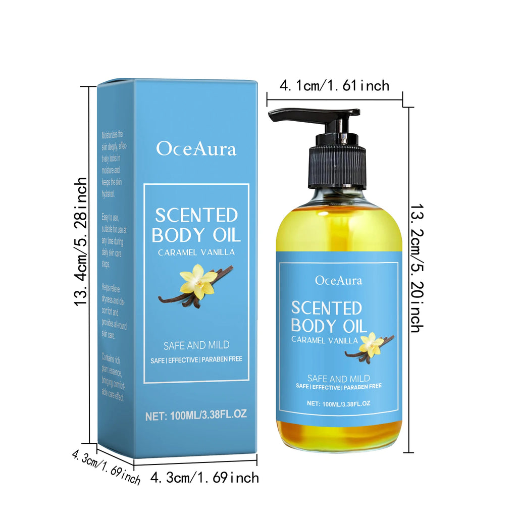 Caramel Vanilla Body Massage Oil – Moisturizing 100ml Body Massage Oil SPOT