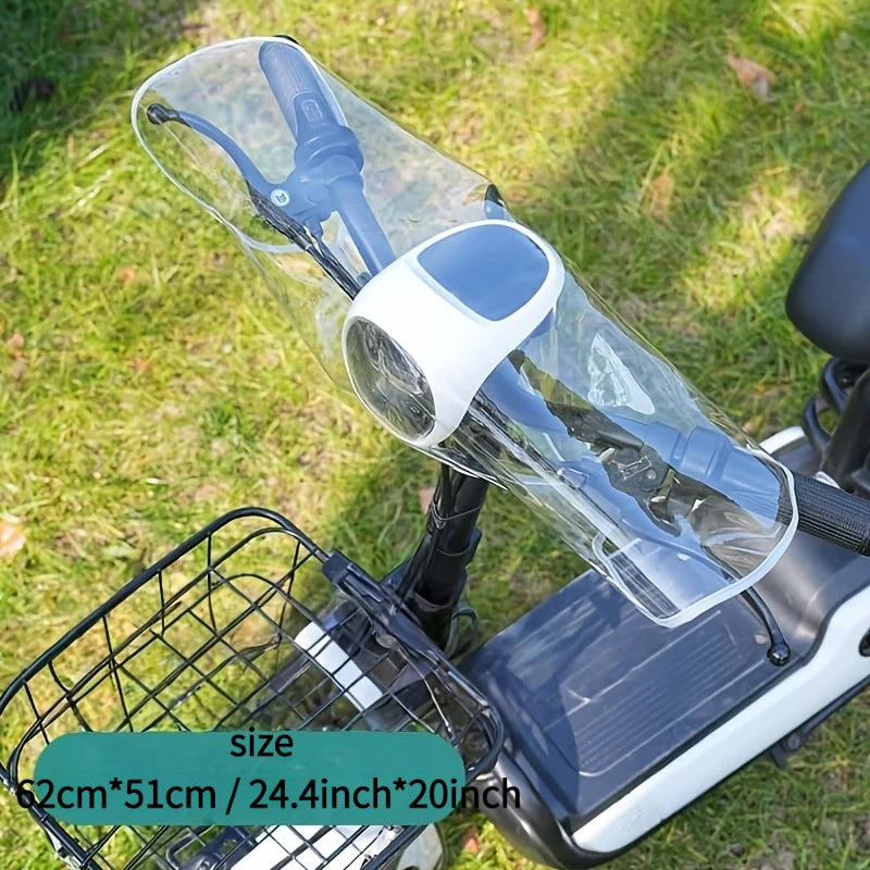 Electric Scooter Handlebar Rain Cover – Universal PVC Dashboard Guard Scooter Rain Cover SPOT