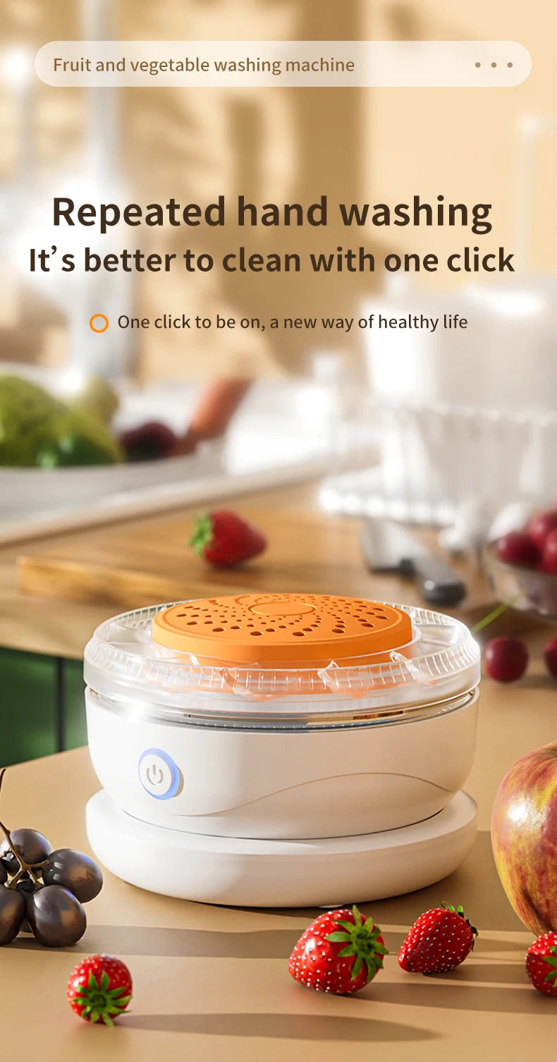 Portable Ozone Fruit & Vegetable Purifier Washer – USB Powered Produce Purifier Washer SPOT