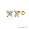 Butterfly CZ Stud Earrings – Hypoallergenic Stainless Steel Stud Earrings SPOT ES-780G04