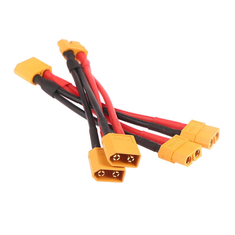XT60 Y Splitter Cable 14AWG Silicone Wire RC Battery Connector RC Battery Connector SPOT