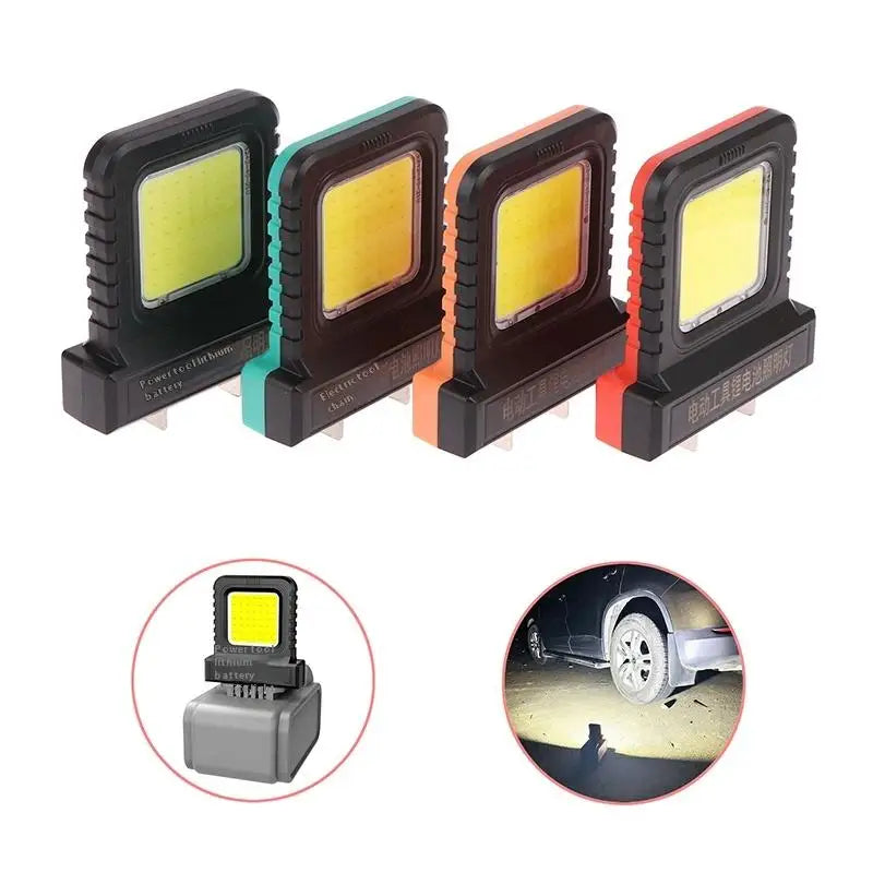 Portable 14W LED Work Light – 20-21V Power Tool Lamp LED Work Light SPOT Orange