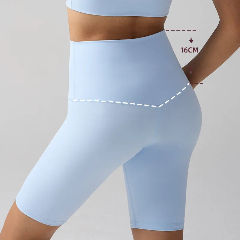 Women's High-Waist Yoga Shorts – Quick-Dry Squat-Proof Yoga Shorts SPOT