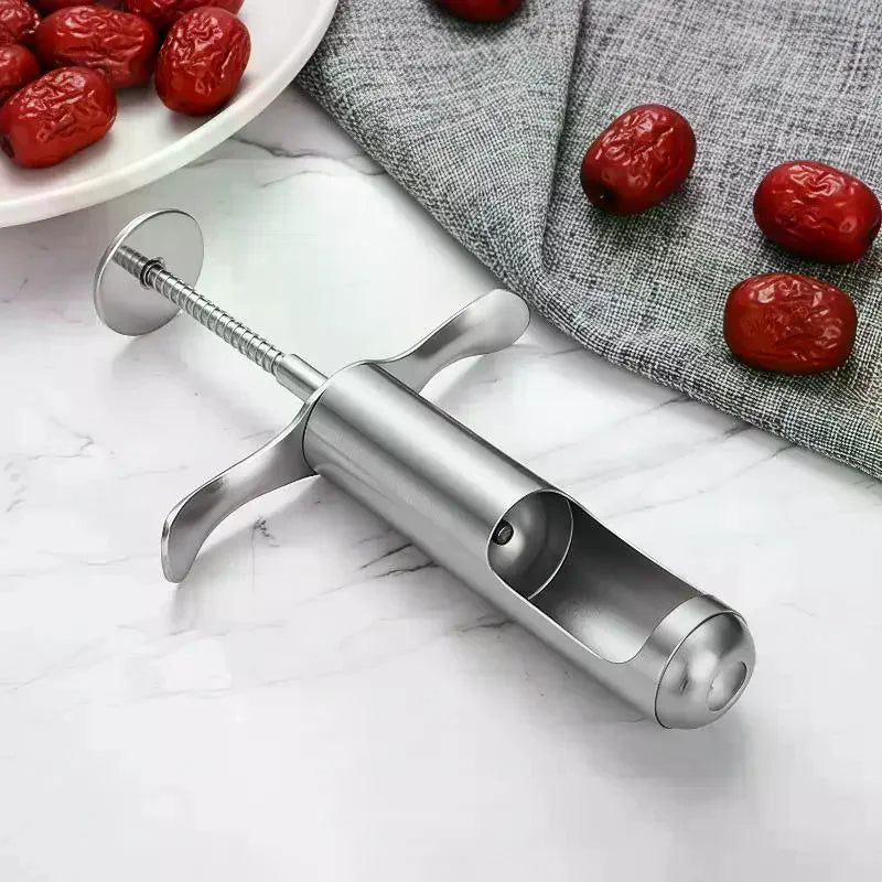 Cherry & Olive Pitter Tool – Stainless Steel Pit Remover Fruit Pitter Tool SPOT