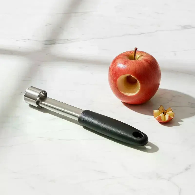 Stainless Steel Fruit Corer with Non-Slip Handle | Apple & Pear Fruit Corer Tool SPOT