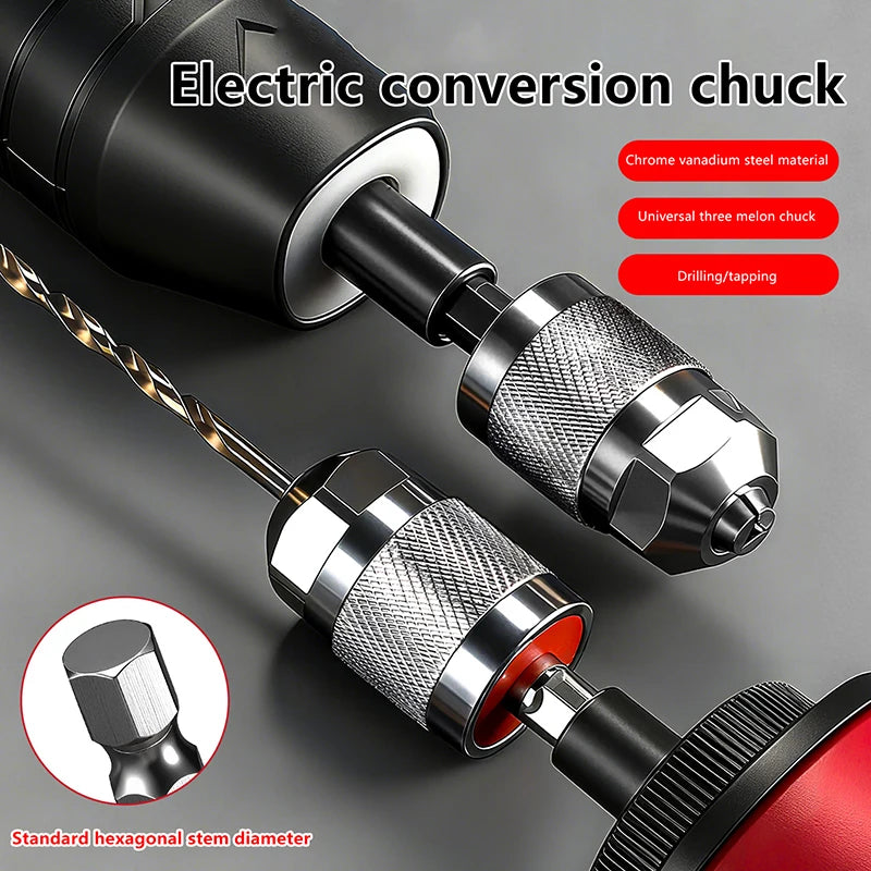 Hex Shank Quick-Change Drill Bit Adapter & Collet Converter Drill Bit Adapter SPOT Default Title