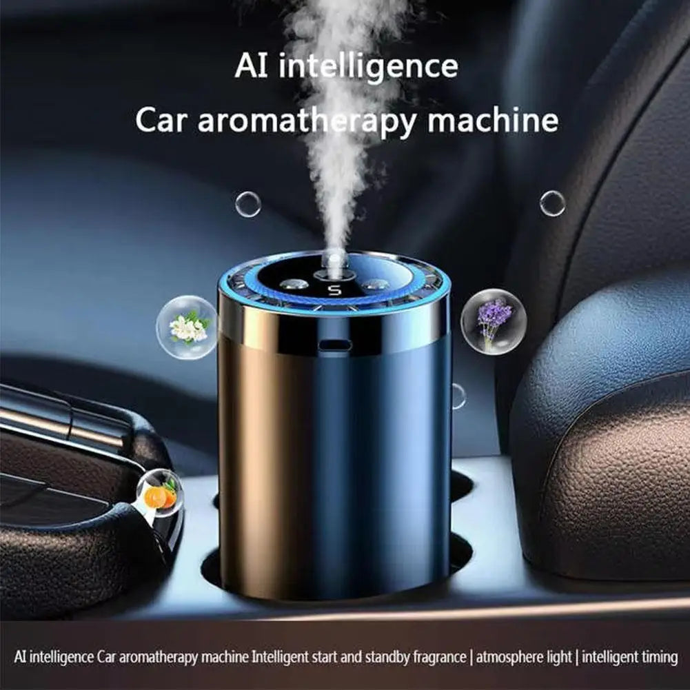 Smart Car Air Freshener with Ambient Light & Auto Spray Car Air Freshener SPOT