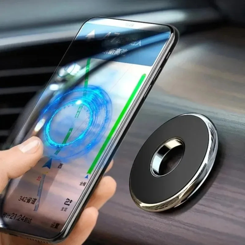 Magnetic Metal Ring Car Phone Holder – MagSafe Compatible Car Phone Mount SPOT
