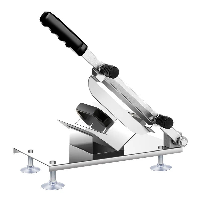 DUTRIEUX Manual Meat Slicer – Adjustable 0.3–15mm Thickness Manual Meat Slicer SPOT hand