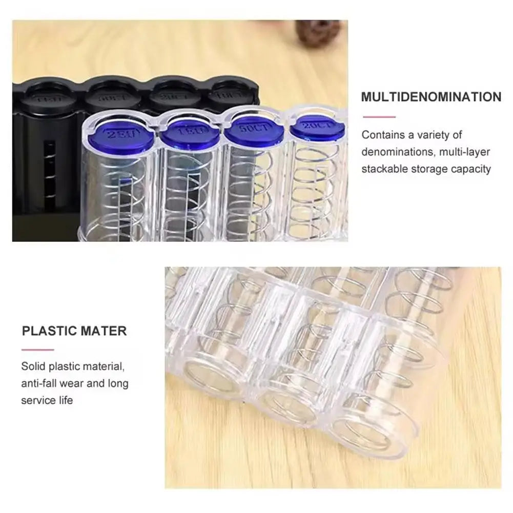 Car Coin Organizer – 5-Slot Thai Baht Coin Dispenser & Holder Car Coin Organizer SPOT