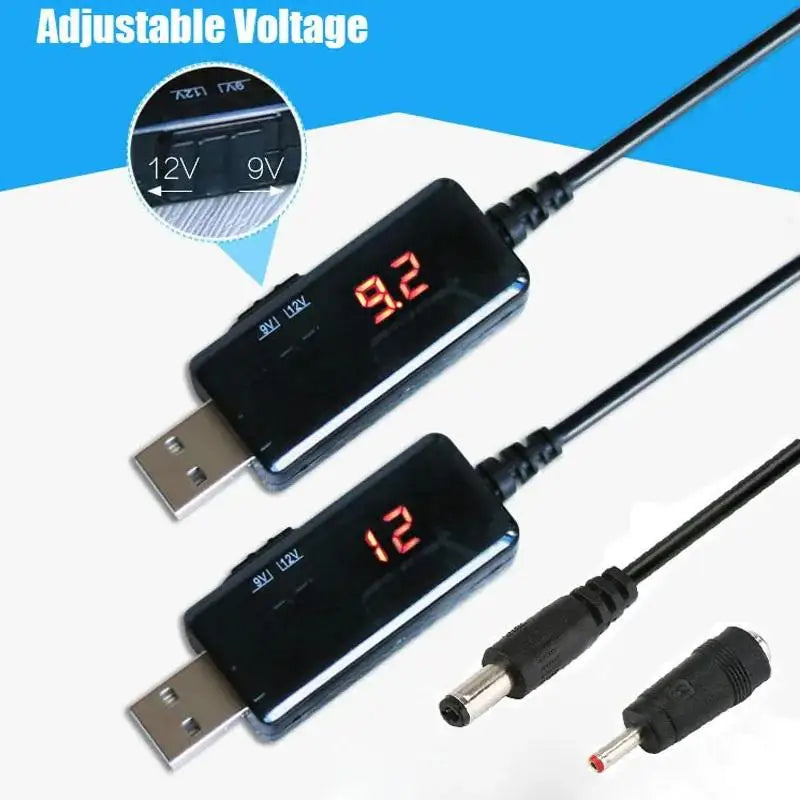USB Step-Up Boost Converter Cable 5V to 9V 12V DC DC Step-Up Converter SPOT