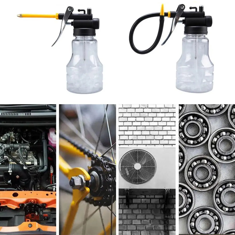 250ml/350ml High-Pressure Oil Can – Rigid & Flex Pump Oiler Oil Can Pump Oiler SPOT