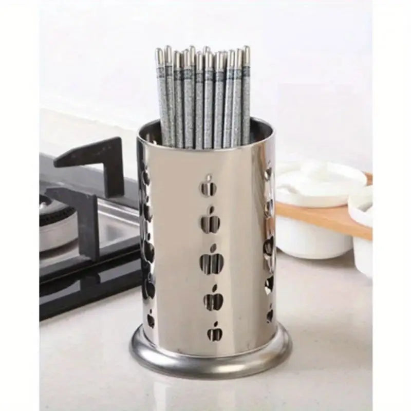 Stainless Steel Cutlery Drain Holder – Chopstick & Utensil Rack Utensil Drain Holder SPOT