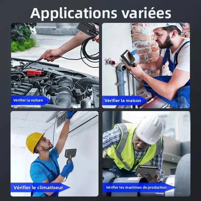 360° Articulating Borescope 6mm Inspection Camera – iOS & Android Borescope Inspection Camera SPOT
