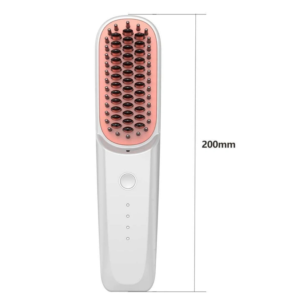 Wireless Ionic Hair Straightener Brush – USB Rechargeable Hair Straightener Brush SPOT