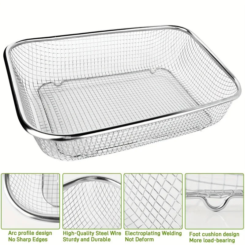 Stainless Steel Soil Sifter – Heavy-Duty Mesh Garden Sieve Garden Soil Sifter SPOT 1pc
