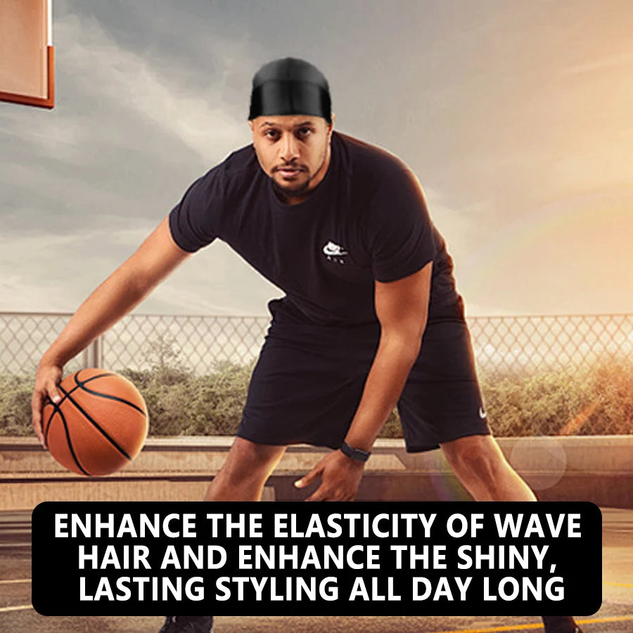 Silk Du-Rag for Men – Wave Cap, Breathable & Adjustable Du-Rag Wave Cap SPOT