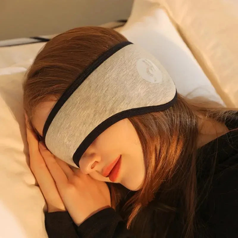 Blackout Sleep Eye Mask with Earplugs – Light & Sound Block Sleep Mask Set SPOT