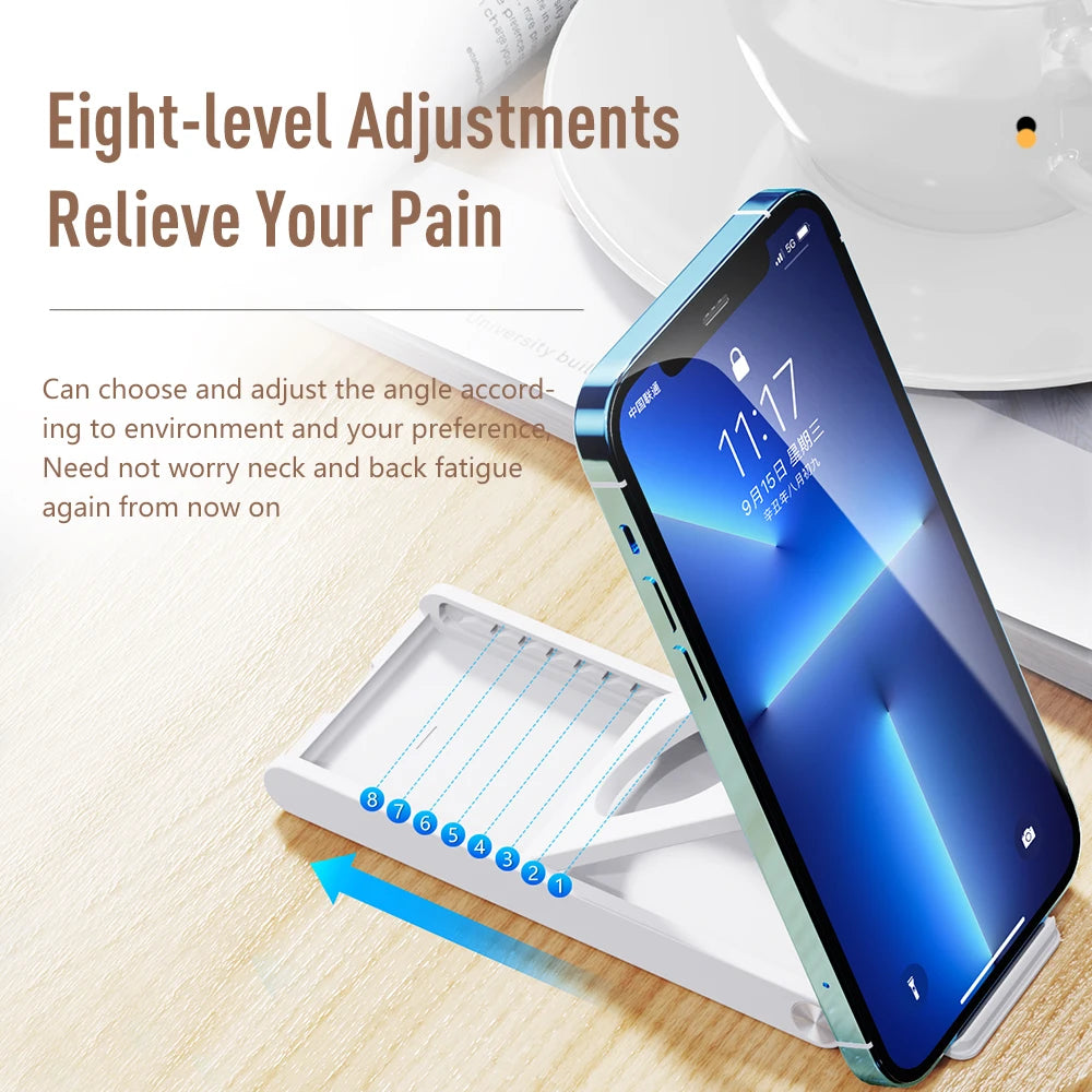 Essager Foldable Phone & Tablet Stand – 6-Angle Desk Holder Phone Desk Stand SPOT