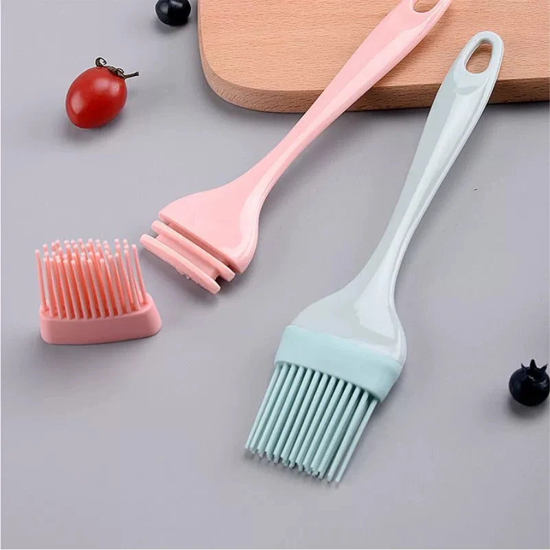 3-Piece Silicone Spatula & Pastry Brush Set | Non-Stick Baking Silicone Baking Tool Set SPOT