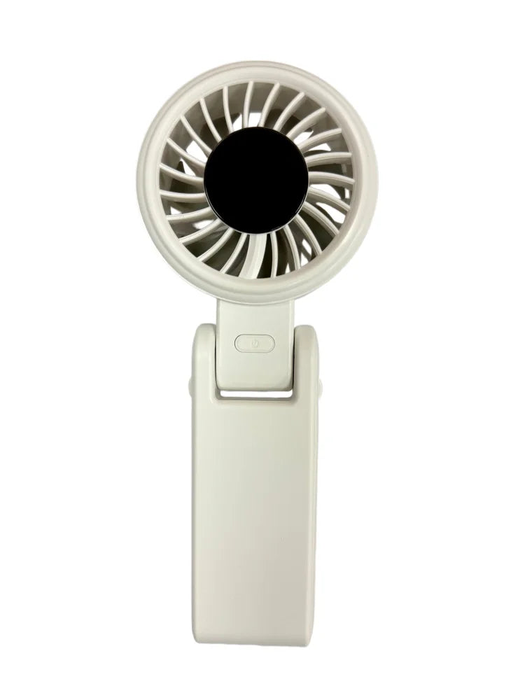 Digital Display Handheld Fan – USB Rechargeable Portable Mini Fan Handheld Portable Fan SPOT Handheld Fan
