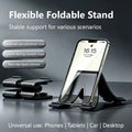 Foldable Silicone Phone & Tablet Stand – Multi-Angle Holder Phone & Tablet Stand SPOT Black