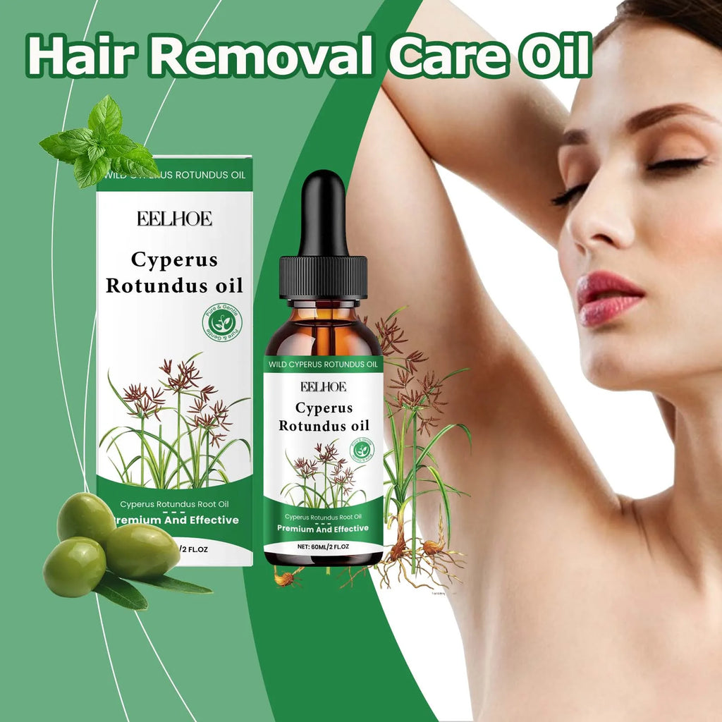 Eelhoe 60ml Hair Inhibitor Serum – Cyperus Rotundus Body Oil Hair Inhibitor Serum SPOT