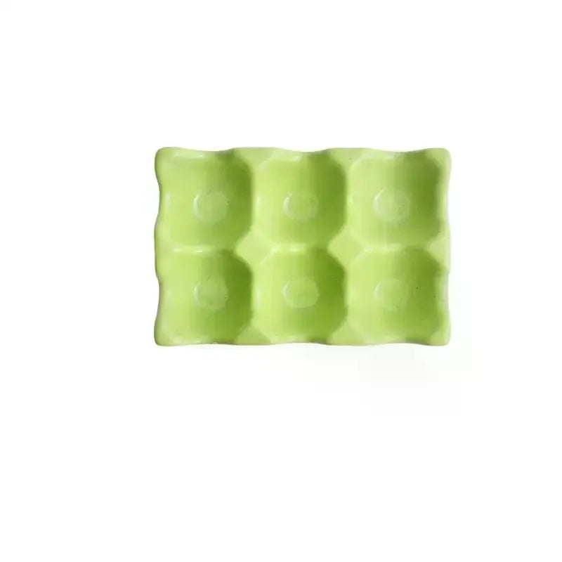 Ceramic Egg Tray – Stylish Kitchen Egg Holder & Storage Rack Ceramic Egg Tray SPOT