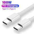100W USB-C to USB-C Fast Charge Cable – 1M, 1.5M & 2M USB-C Charging Cable SPOT 1pcs 1m