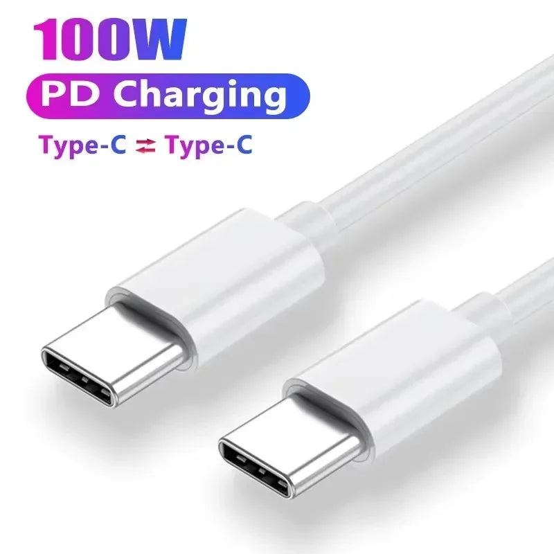 PD 100W USB-C to USB-C Cable – E-Mark Fast Charge & Data USB-C Charging Cable SPOT 1pcs 1m
