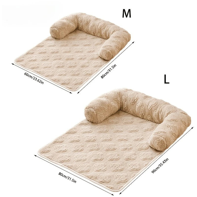 Fluffy Pet Bed Mat – Warm Anti-Slip Washable Cushion Cats & Dogs Pet Bed Mat SPOT