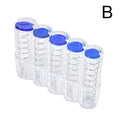 Car Coin Organizer – 5-Slot Thai Baht Coin Dispenser & Holder Car Coin Organizer SPOT Transparent