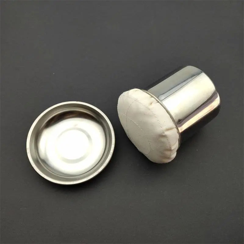 Stainless Steel Oil Spreader Brush with Tray | Pancake & Crepe Oil Spreader Brush SPOT