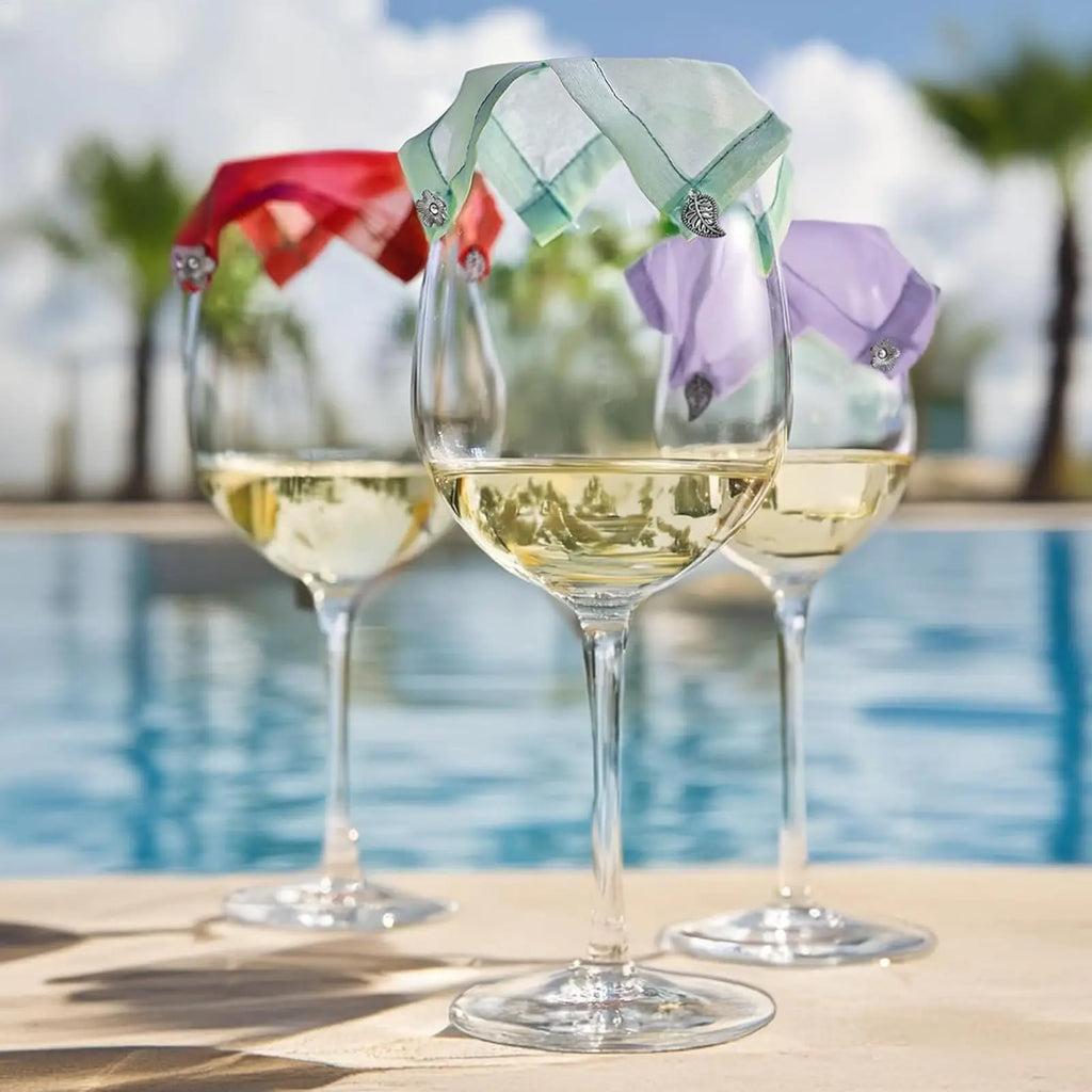4-Pack Weighted Wine Glass Covers – Bug-Proof Mesh Lids Drink Cover Lids SPOT