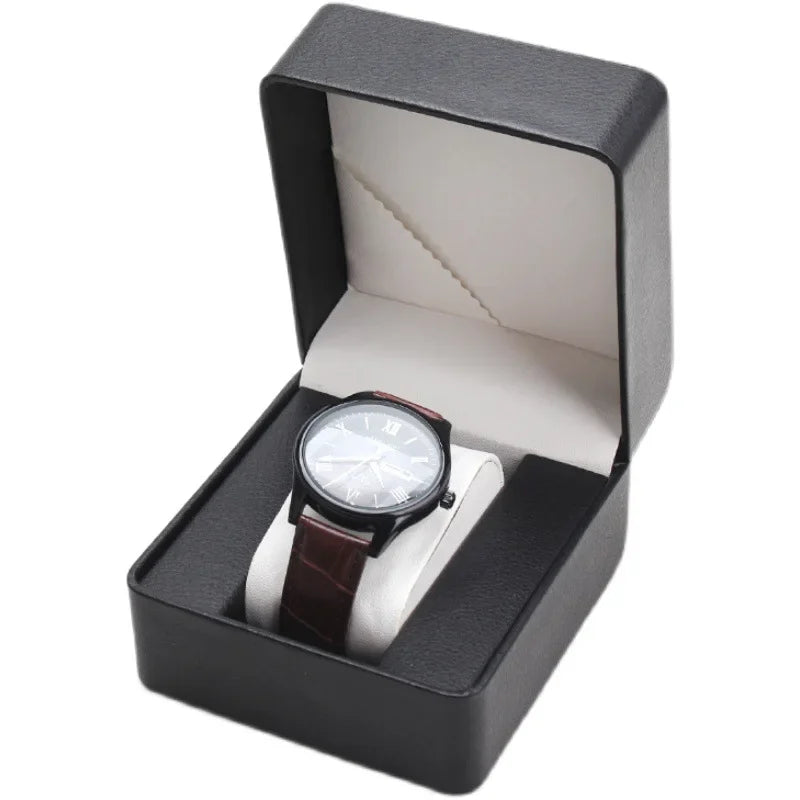 PU Leather Single Watch Box – Travel Storage & Display Case Watch Storage Case SPOT