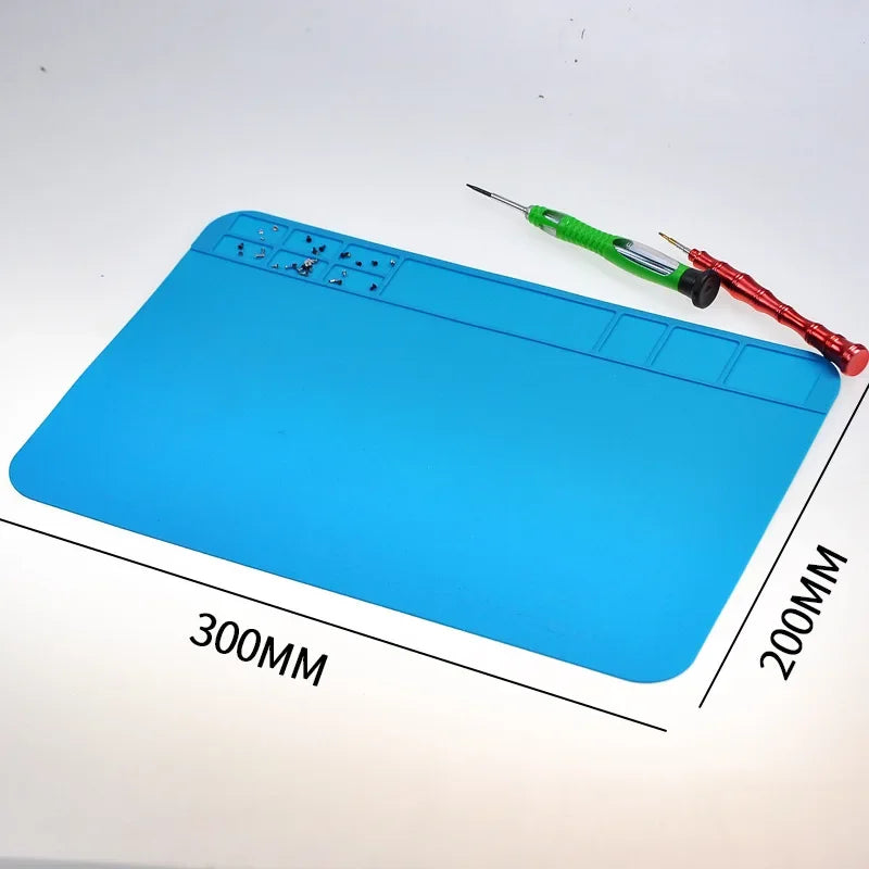 Silicone Soldering Mat – Heat-Resistant Magnetic Repair Pad Soldering Repair Mat SPOT