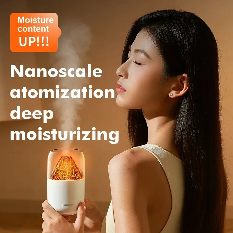 Volcano Planet USB Humidifier & Essential Oil Diffuser 300ml Desktop Humidifier SPOT