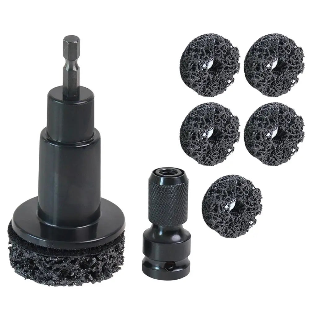 Wheel Hub Cleaning Kit – Drill-Powered Rust & Corrosion Remover Wheel Hub Cleaning Kit SPOT B