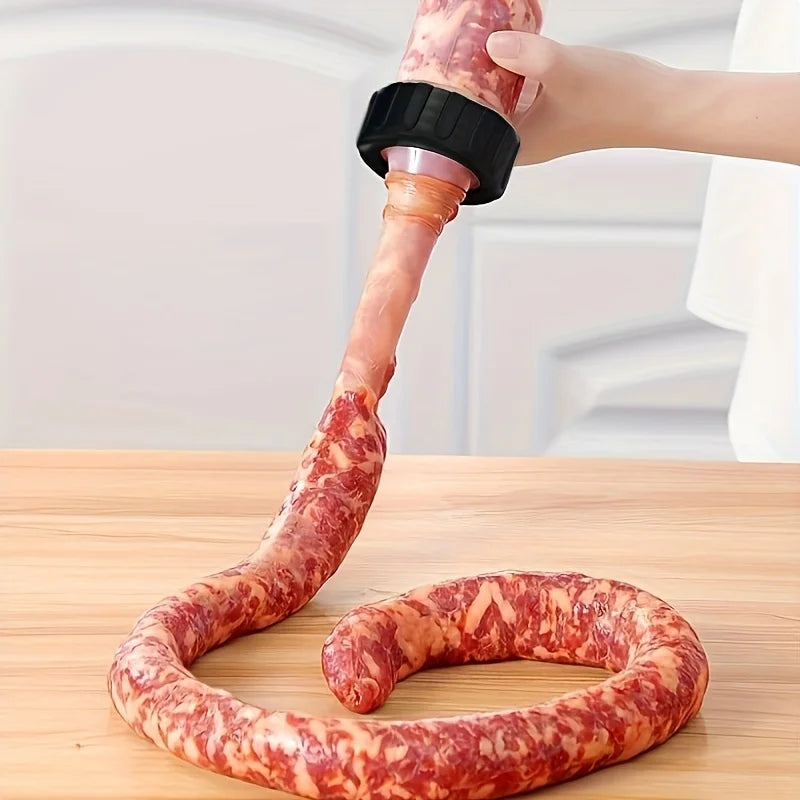 Manual Sausage Stuffer & Jerky Gun – Homemade Sausage Maker Sausage Stuffer Gun SPOT